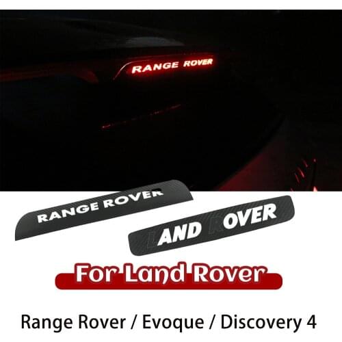 For Land Rover 2010-2017 Discovery 4 RANGE ROVER Evoque Car Styling 3D Carbon Fiber Texture Tall Light Brake Lamp Sticker Body