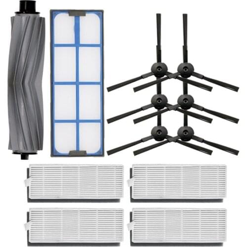 Hepa Filter Side Brush Primary Filter For Ilife A8 A6 X620 X623 Robot Vacuum Cleaner Parts Roller Main Brush Replacement