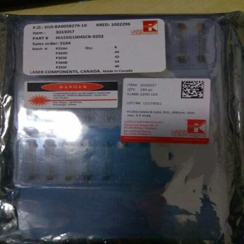 1550nm 10W laser HI155G1S04SCB-0202 Laser Components laser diode/High Intensity 1550nm 10W laser diode with fast Axis collimator