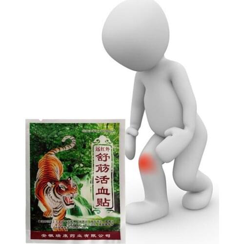 True Chinese Herbal Medicine Tiger Bone Analgesic Plaster Knee pain relief Adhesive Plasters/Patches Joint back Rheumatism pain