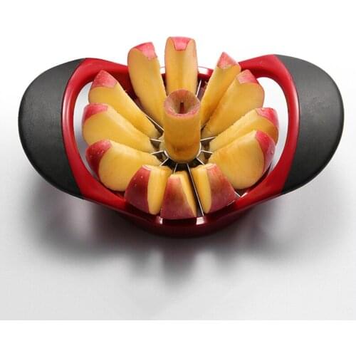 Stainless Steel Fruit Cutter Apple Core Splitter Slicer Ultra-Sharp 12-Blade Knife Vegetable Fruit Tool Kitchen Accessories 1PC