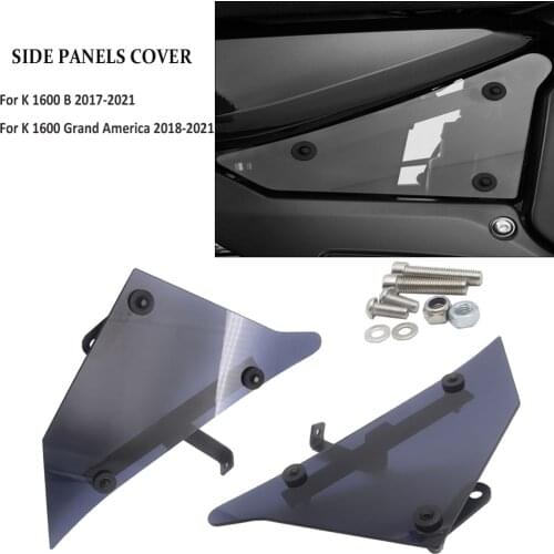 NEW Motorcycle Side Panels Fill Fairing Cowl Cover Tank Plates Trim For BMW K1600B K1600GA K1600 Grand America / B K 1600 B GA