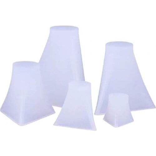 5Pcs Pyramid Silicone Molds Resin Casting Molds Cone Epoxy Resin Orgone Pyramid Molds Silicone Jewelry Making Tools