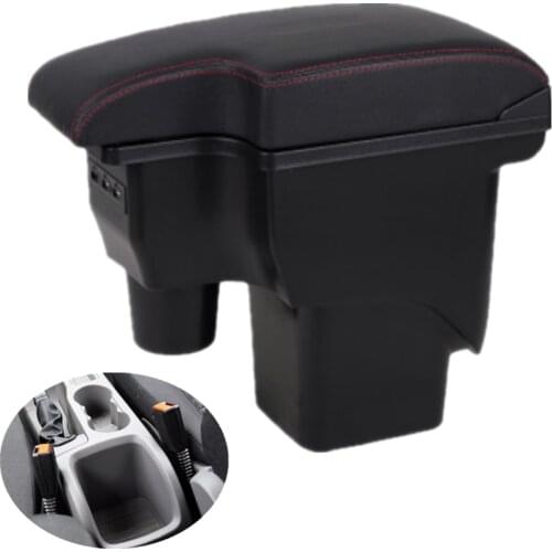 Armrest for Ford Focus 2, Car Armrest Compartment, Central Storage Box, USB