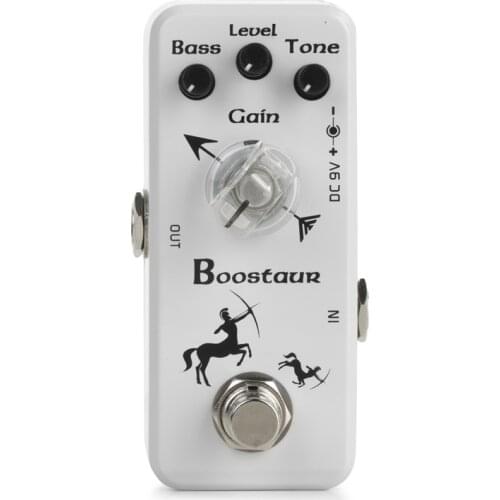 Movall MP-304 Boost Guitar Effect Pedal, Mini Booster Pedal with True Bypass