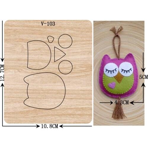 New Owl wooden dies cutting dies for scrapbooking Thickness/15.8mm/Multiple sizes /V-103