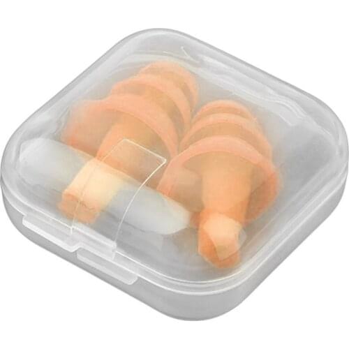 Spiral Solid Silicone Ear Plugs Sleep Anti-Noise Snoring Earplugs noise cancelling For Sleeping Noise Reduction