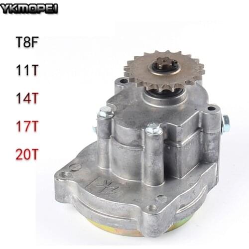 T8F 11 14 17 20 Tooth Clutch Drum Gear Box Sprocket 33cc 43cc 49cc Ty Rod II Go Kart Mini Moto Dirt Bike Scooter Xtreme
