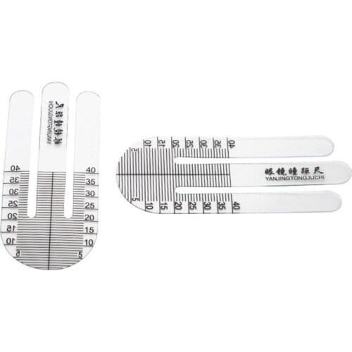 1Pair Optical PH Ruler Pupil Height Meter Optometry PH Tester for Hospital Tool