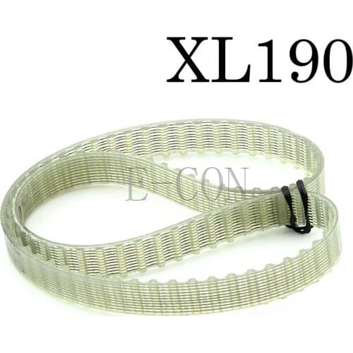 10pcs 190XL Timing Belt L039 95Teeth Width 0.39inch(10mm) with White Prusa Mendel Cords PU XL Positive Drive Pulley for Motor