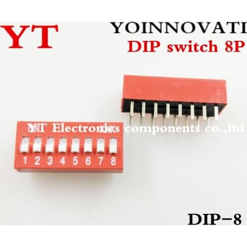 100pcs/lot DIP 8P DS-08 2.54MM 16PIN Best quality