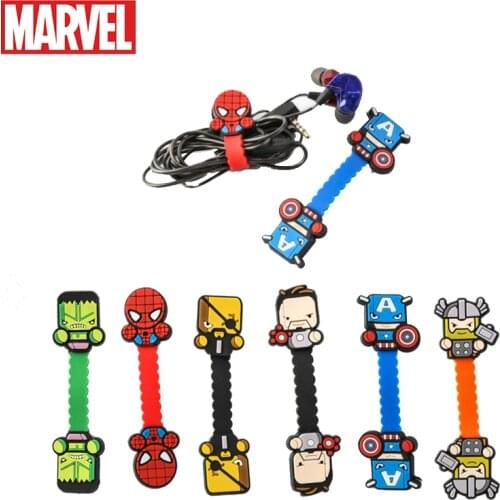 100Pcs/lot Cartoon Headphone Earphone Cable Wire Organizer Cord Holder USB Charger Cable Winder For iphone Android