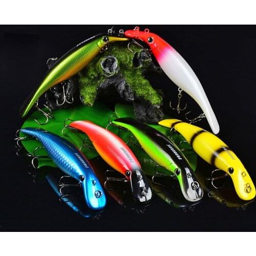 6x Wobblers Minnow Fishing Lures CrankBaits Long Cast Lures Fishing Tackle Saltwater Fishing Lure