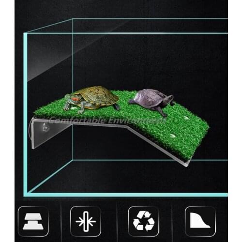 Aquariums Basking Platform Acrylic Turtle Island Fish Tank Accessories Supplies