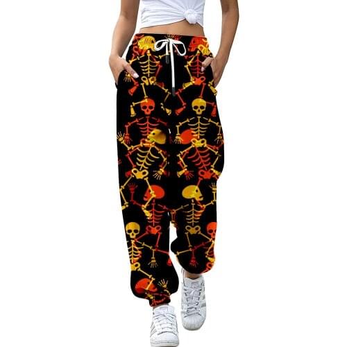 ANGRYGOLDFISH Women's High Waist Pants