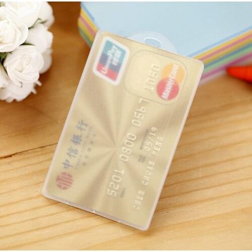 DL Pure color transparent IC card set bus PVC card set Taobao gift small gift manufacturer direct bank card set equipment