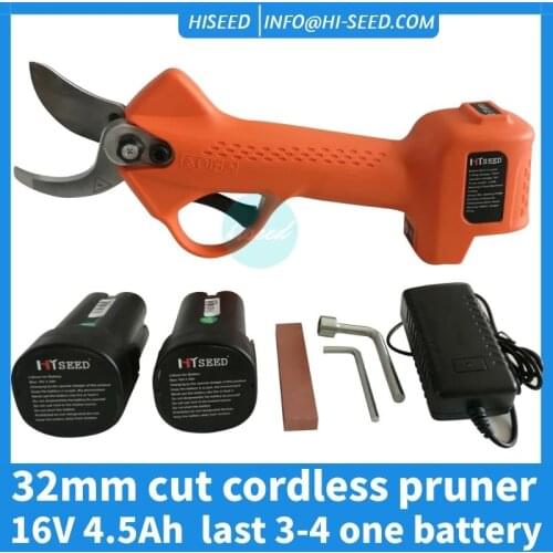 Electric Garden Thick Branch Pruner Rechargeable Lithium Battery Apple Branch Scissors 32mm Cutting