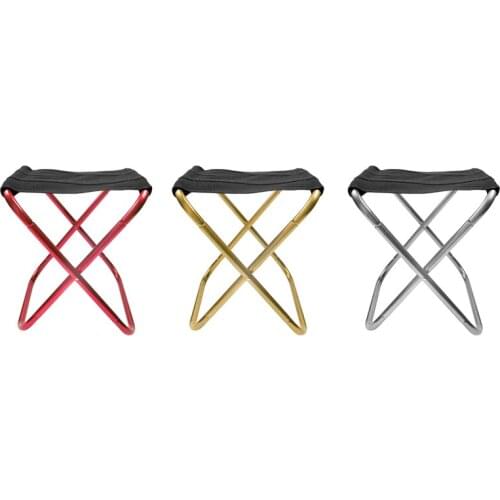 Mini Camp Stool, Lightweight Camping Stool, Portable Folding Camp Chair, Foldable Outdoor Chairs For Travel