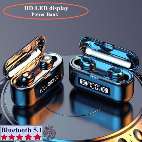 TWS Bluetooth 5.1 Earphone Wireless Headphone Stereo Headset Sport Earbuds Mic With Charging Box For Xiaomi Samsung Apple