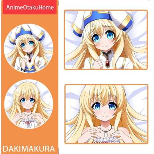 Anime Manga Goblin Slayer Priestess Throw Pillow Cover Hugging Body Pillowcase Otaku Bedding Decoration Dakimakura Pillow Case