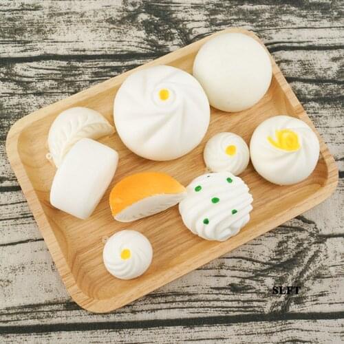 Hotel restaurant Kitchen store shop decoration fake chinese food props steamed bread buns twisted roll boiled dumplings model