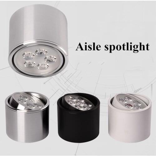 1pcs 6W 10W 14W 18W 24W Dimmable led spot downlight High Power LED Ceiling Spot Light Kitchen Bathroom LED Downlights AC85-265V