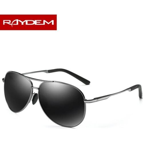 2018 Hot sale New polarized men sunglasses Alloy women Male Female Metal Black Silver resin Pilot Alloy sunglass mirror eyewear