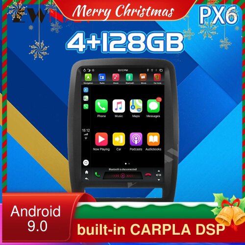 4G 128G Android 9.0 For Dodge durango Tesla style Vertical screen Car GPS Navigation Stereo Multimedia Player Radio Stereo GPS
