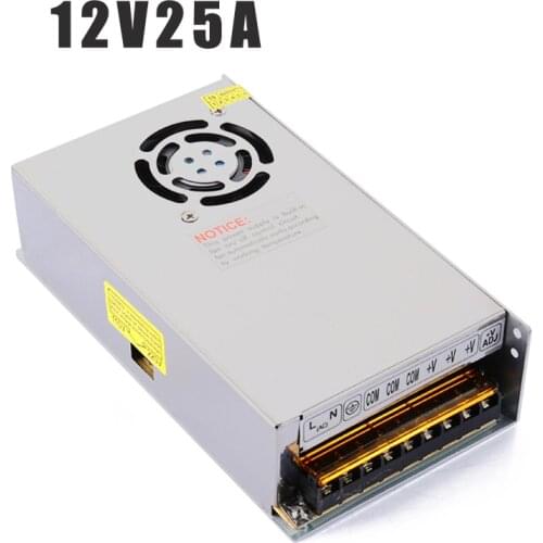 AC100V-240V to DC 12V 25A 240w Voltage Transformer Switch Power Supply for Led Strip Led control Led switch LED display with fan