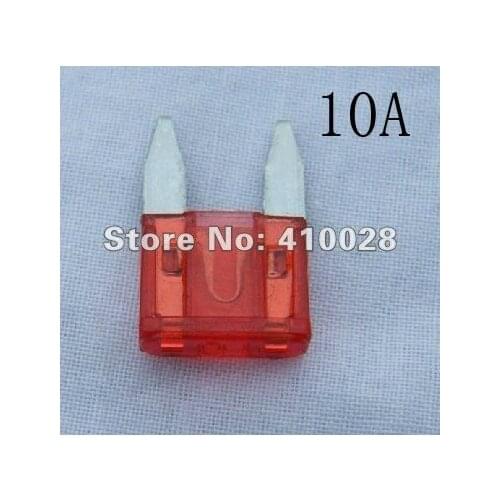 Free shipping 10A auto zinc fuse-----mini fuse