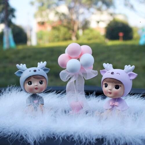 Decorative Creative Shaking Head Balloon Confession Balloon Car Cute Cartoon Doll