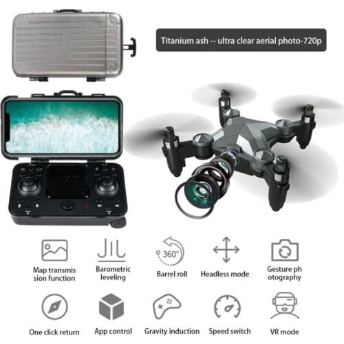 DH-120 Mini Drone Equipped With 4K HD Camera Wifi FPV Remote Control Drone Trunk Mini Folded Quadcopter Flying Toys Kids Gifts