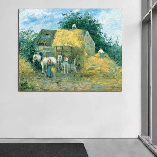 Artist Camille Pissarro Classic Canvas Painting Print Living Room Home Decoration Modern Wall Art Oil Painting Posters Pictures