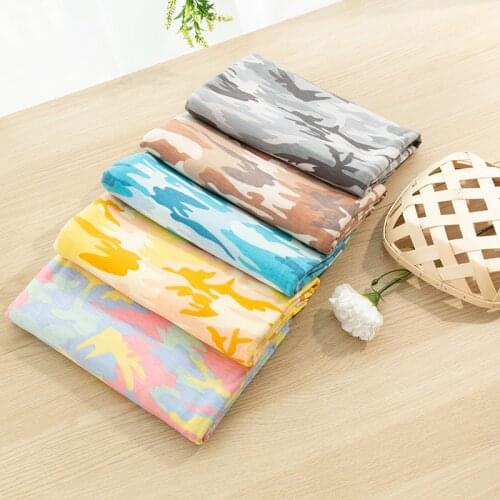 Camouflage Fabric Stretchy Jersey Fabric For Sewing Leggings Or Women Dress 50*150 Cm/Piece TJ1217