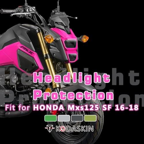 KODASKIN Motorcycle Accessories ABS Headlight Screen Protection Cover Headlight Guard Fit For HONDA Mxs125SF 16-18