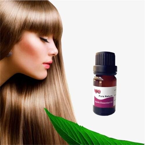 LOVE THANKS Hair Care Pure Garlic Oil Hair Essential Oil Repair 10ml Multi-functional Hair Scalp Treatments For Dry Hair Types