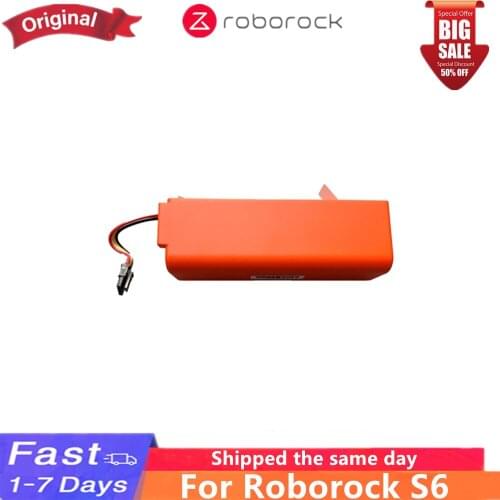 NEW 100% Original Roborock S6 S60 Vacuum Cleaning Robot Robot Lithium Ion Battery Pack 5200mAh Spare Parts Accessories