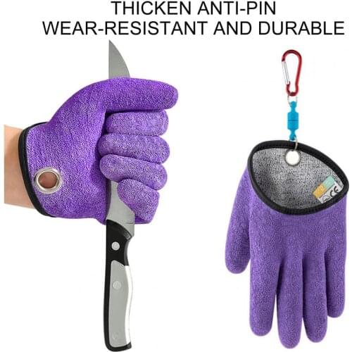 80%HOT1Pc Left/Right Fishing Glove Thickened Non-slip Lightweight Outdoor Fish Catching Waterproof Glove for Fisherman