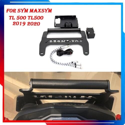 Motorcycle front mobile phone holder bracket for SYM MAXSYM TL 500 TL 500 2020 GPS navigation board bracket