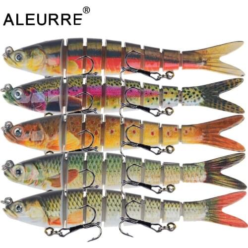 1PC Hotsale 13.5cm Fishing Lure Multi Jointed Hard Bait 27g Lifelike joint bait Wobblers Sinking Swimbait Fishing Lure Crankbait