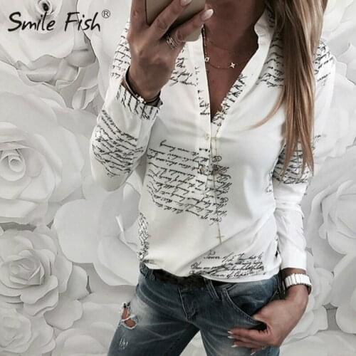 SMILE FISH White Blouses