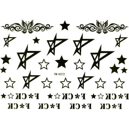 Butterfly tatoo temporary stickers tatouage temporaire flash tattoo stickers glitter tattoo sleeves fake tattoo harajuku pesca