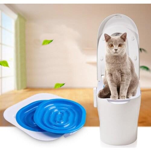 High Quality ABS Pet Cat Toilet Trainer Durable Cat Litter Training Toilet Cat Litter Box Effective Train Your Cat Pet Supplies