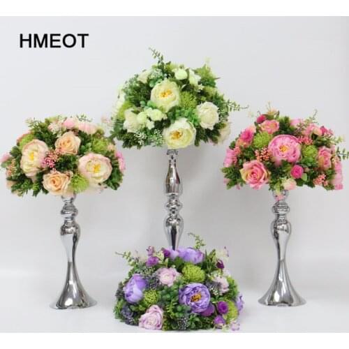 30cm custom green plants peony flower ball wedding decoration road leadership Valentines Day home decoration artificial flower