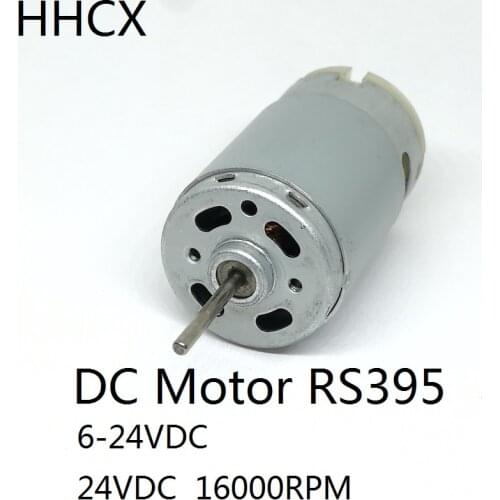1PCS RS395 micro DC motor precious-metal brush 12-24V 7500/15000rpm high speed motor