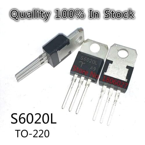 10pcs/lot S6020L S6020 20A / 600V TO-220 Unidirectional Triac
