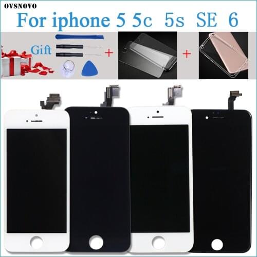 100% Test Work Touch Screen For iPhone 5 5s 5c SE LCD display Digitizer Assembly Replacement Module For iPhone 6 Fast Shipping