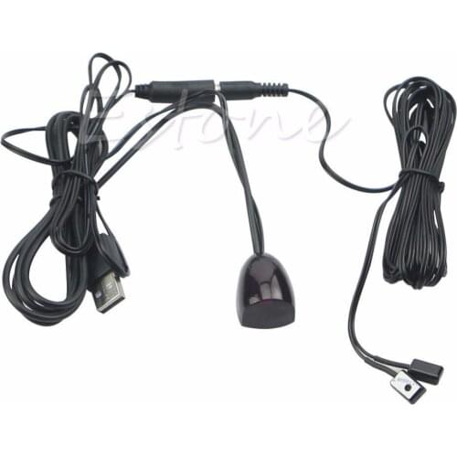 2019 NEW For 1 Receiver 2 Emitters Repeater Hidden Infrared Remote IR Extender System Kit