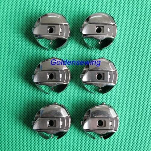 6 PCS Large M Pigtail Embroidery Bobbin Cases for TAJIMA Barudan Melco SWF Amaya
