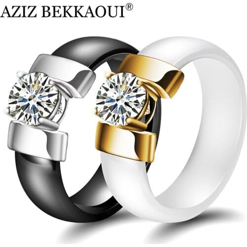 Белые кольца AZIZ BEKKAOUI China At AliExpress